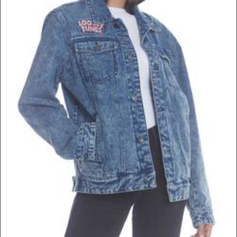 MEN'S WOMEN’S LOONEY TUNES DENIM JACKET NWT - Picture 5 of 5